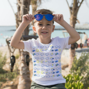 Camiseta símbolos meteorológicos simples
