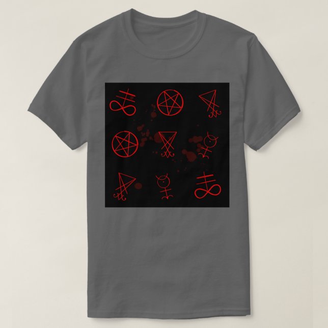 Camiseta Símbolos ocultos (Diseño del anverso)