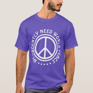 Camiseta Símbolos simples - PAZ + tus ideas