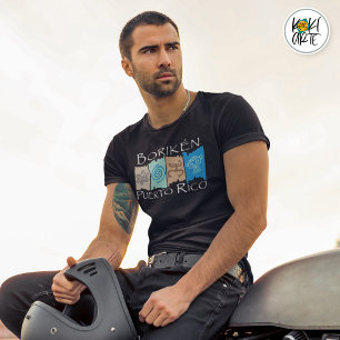 Camiseta Símbolos Taínos de Puerto Rico