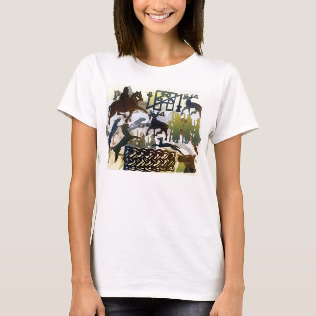 Camiseta Símbolos y cordón pictos (Anverso)