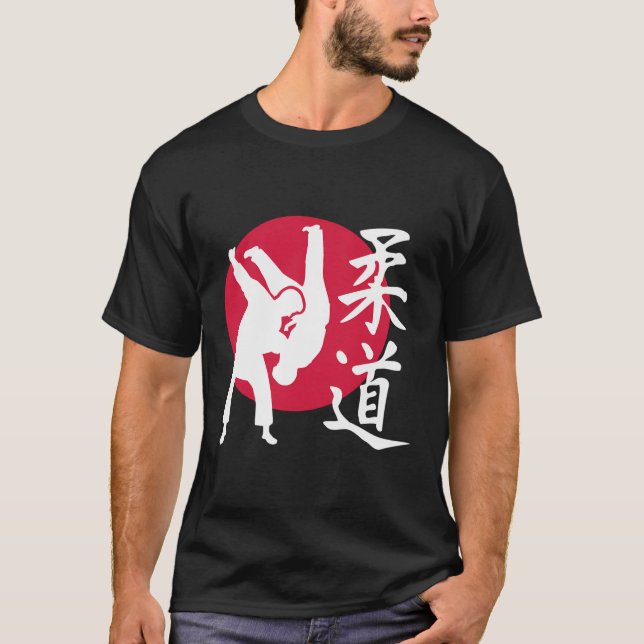 Camiseta Símbolos yudo kanji (Anverso)