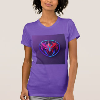 Camiseta "Simetría de dragón degradado"
