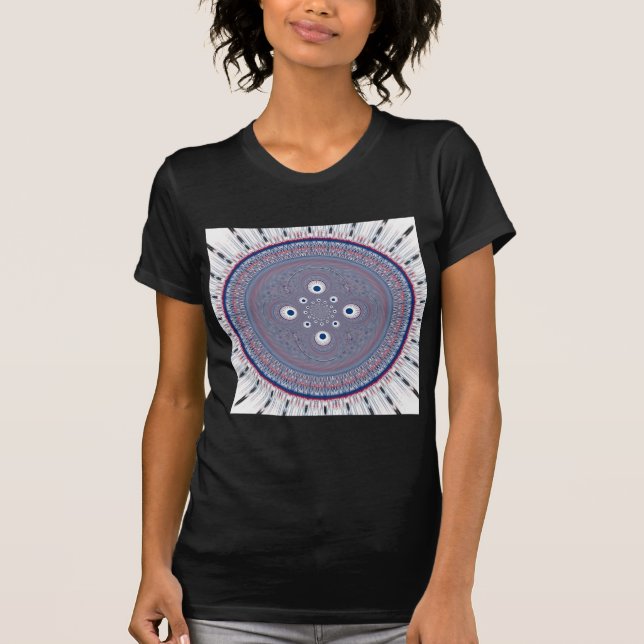 Camiseta Simetría hipnótica: arte geométrico abstracto (Anverso)