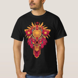 Camiseta Simetría radiante del emblema del guardián solar