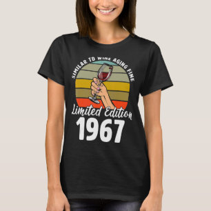 Camiseta Similar a la multa por envejecer de vino nacida en