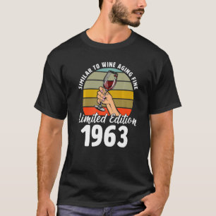 Camiseta Similar a la multa por envejecer de vino nacida en