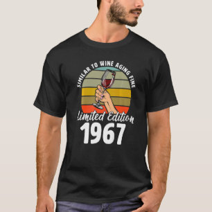 Camiseta Similar a la multa por envejecer de vino nacida en