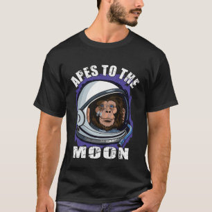 Camiseta Simios juntos fuertemente HODL manos de diamante a