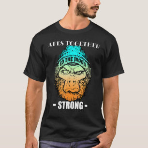 Camiseta Simios Juntos Fuertes Stonks Solo Suben Hodl Gme O