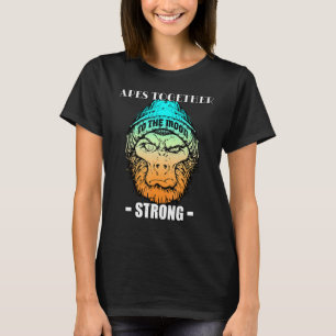 Camiseta Simios Juntos Fuertes Stonks Solo Suben Hodl Gme O