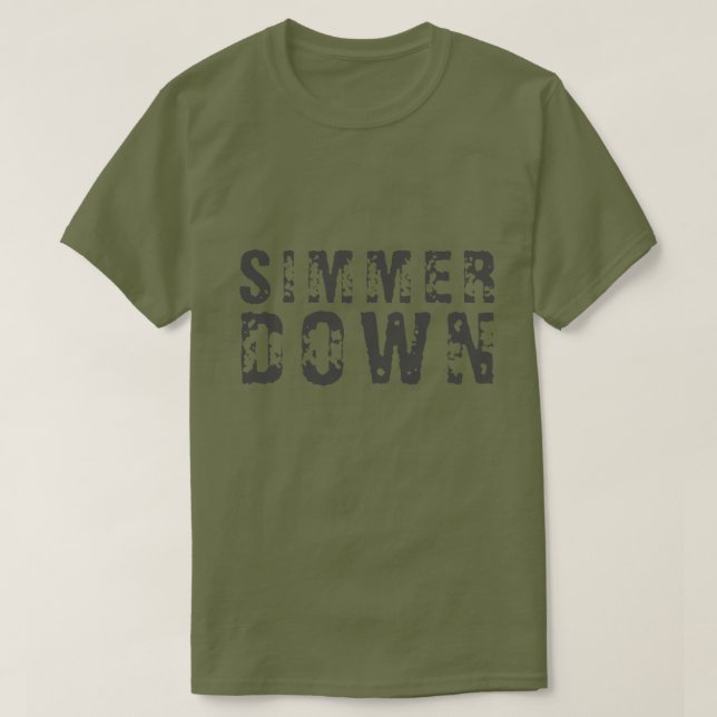 Camiseta SIMMER BAJO (Diseño del anverso)