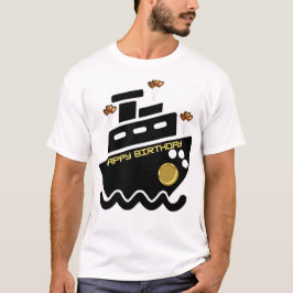 Camiseta simmi moda dorado blanco y negro