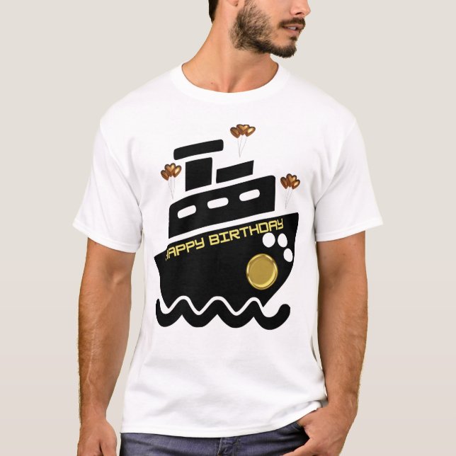 Camiseta simmi moda dorado blanco y negro (Anverso)