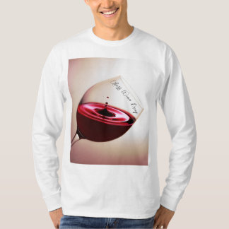 Camiseta SimmiFashion Glass Wine Drops sweatshirt