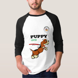 Camiseta SimmiFashion Puppy Perro Naturaleza