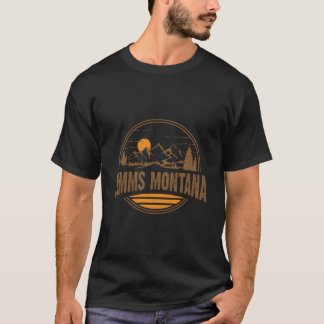 Camiseta Simms Montana Mountain Hiking Print