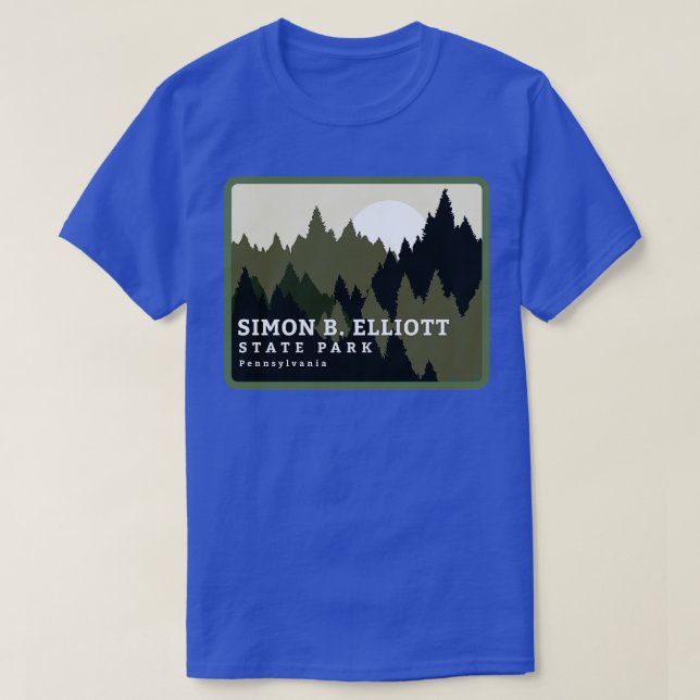 Camiseta Simon B Elliott State Park Pennsylvania Forest Sun (Diseño del anverso)