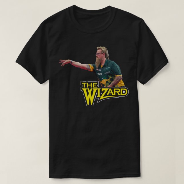 Camiseta Simon blanquea al mago lanzando el Esencial T Shi (Diseño del anverso)