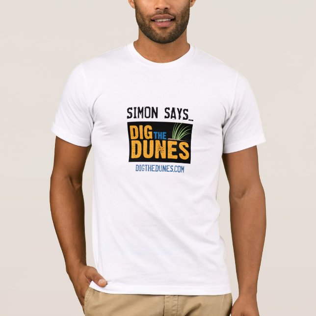 Camiseta ¡Simon dice la camiseta! (Anverso)