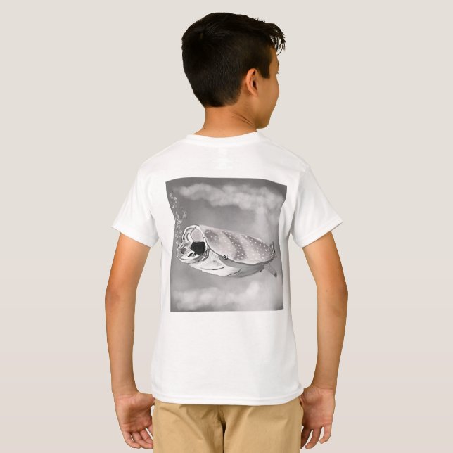 Camiseta Simon El Tiburón Ballena (Reverso completo)