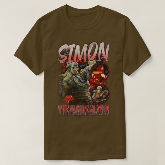 Camiseta Simon Vintage Rapper Tee (Diseño del anverso)