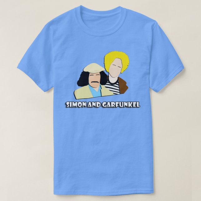 Camiseta Simon y Garfunkel (Diseño del anverso)