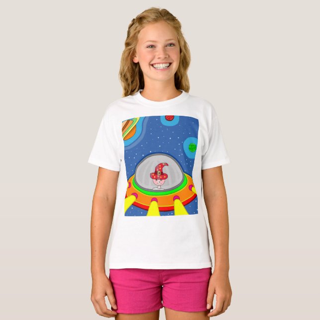 Camiseta Simón y la nave espacial (Anverso completo)