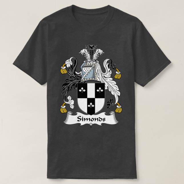 Camiseta Simonds Coat of Arms Family Crest (Diseño del anverso)