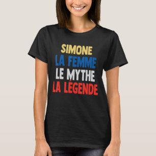 Camiseta Simone La Femme El mito la leyenda para Simone