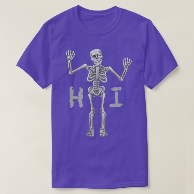 Camiseta Simpático Skeleton  (Diseño del anverso)