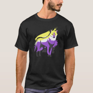Camiseta Simpatizante No Binario Fox Lgbt Agender