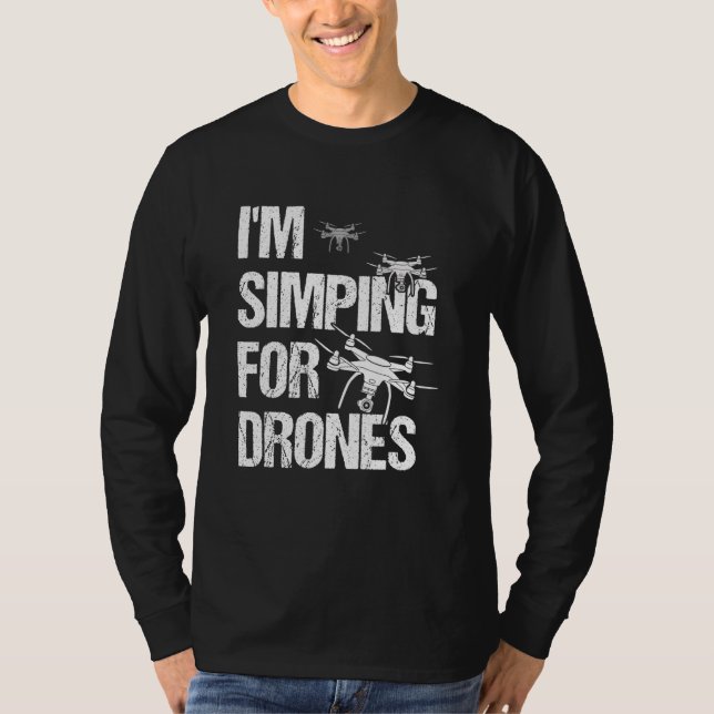 Camiseta Simping Para Drones Quadcopter Pilot (Anverso)