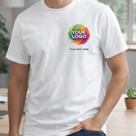 Camiseta Simple Agrega tu Logotipo y Texto Empresarial