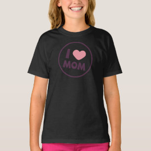 Camiseta Simple, amo el día de la madre Ringer Shirt