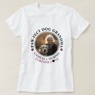 Camiseta Simple Black Text Funny Dog Grandma Photo