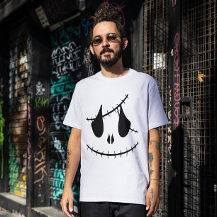 Camiseta Simple Boo Spooky Halloween Skull