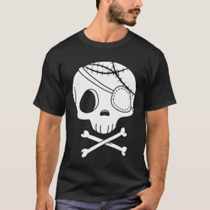 Camiseta Simple Boo Spooky Halloween Skull