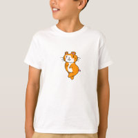 Camiseta Simple de Hamster Pequeño