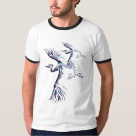 Camiseta simple de la garza 2