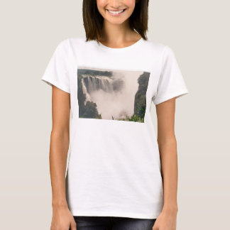 Camiseta simple de mujeres con bella, blanco