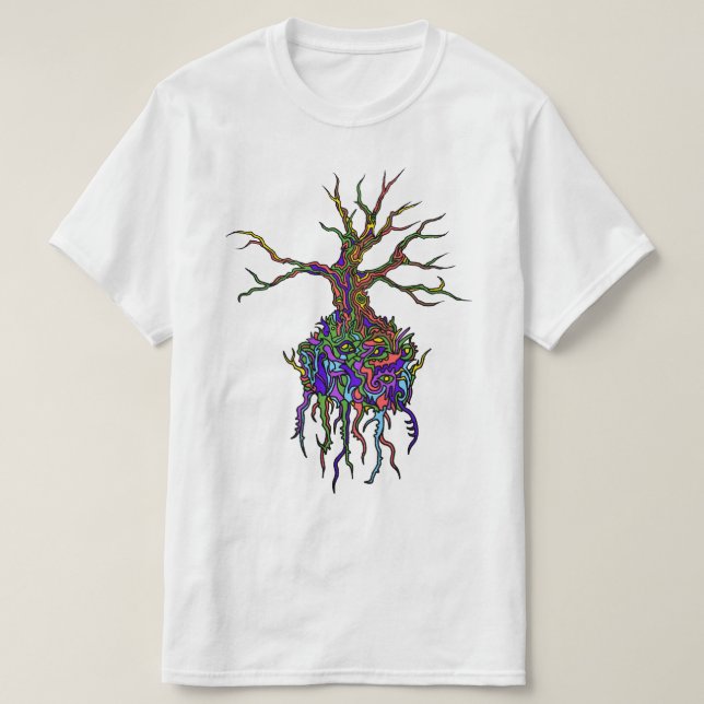 Camiseta simple del árbol (Diseño del anverso)