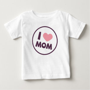 Camiseta simple del volante del día de madre de la