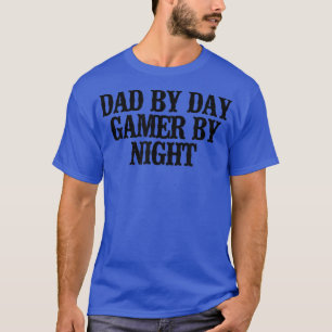 Camiseta Simple Diciendo Divertido Padre Por Jugador De Día