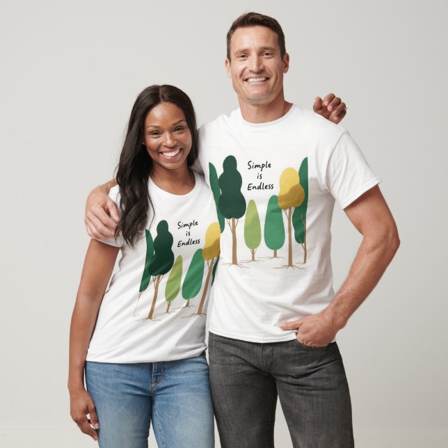 Camiseta Simple es infinito (Unisexo)