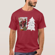Simple foto de familia de árbol de Navidad
