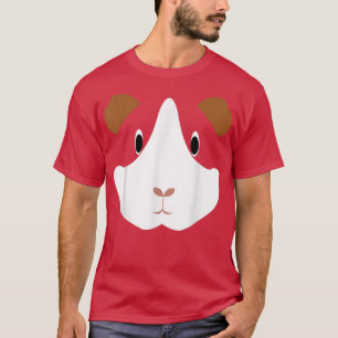 Camiseta Simple Guinea Pig Face Costume 