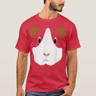 Camiseta Simple Guinea Pig Face Costume