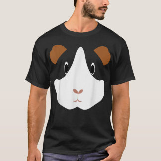 Camiseta Simple Guinea Pig Face Costume 5277