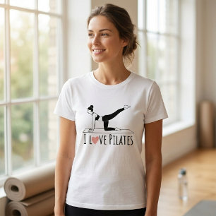 Camiseta Simple Heart Workout de Me encanta Pilate